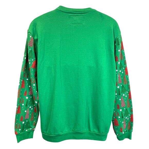 Happy Holidays I'm the Gift You're Welcome Ugly Christmas Sweatshirt Size Med - Picture 2 of 4